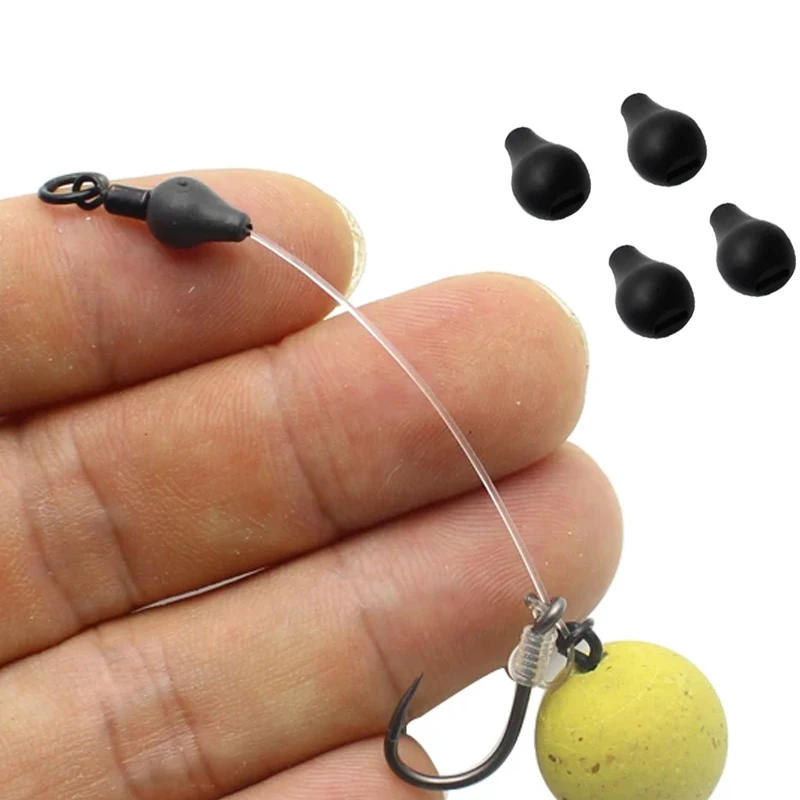 8 stücke Karpfen Angeln Zubehör Wolfram Dreh perlen für Chods und Spinner Rigs Karpfen Angel gerät Material Chod Rig Sinker