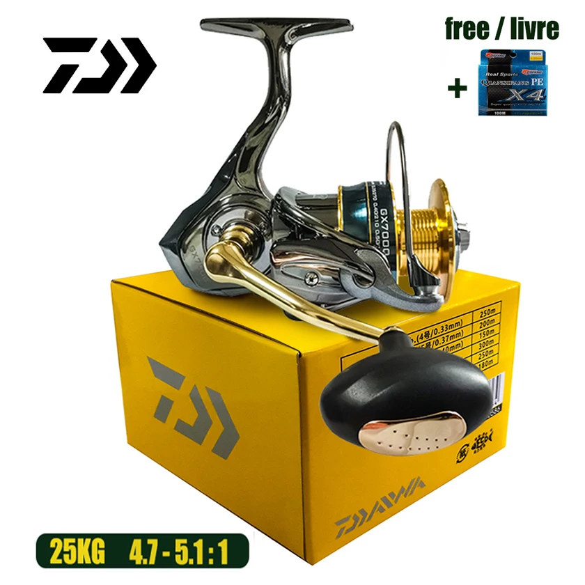 Daiwa All Metal Angel rolle Spinn zubehör für Meerwasser und Winter fischen Long Throw