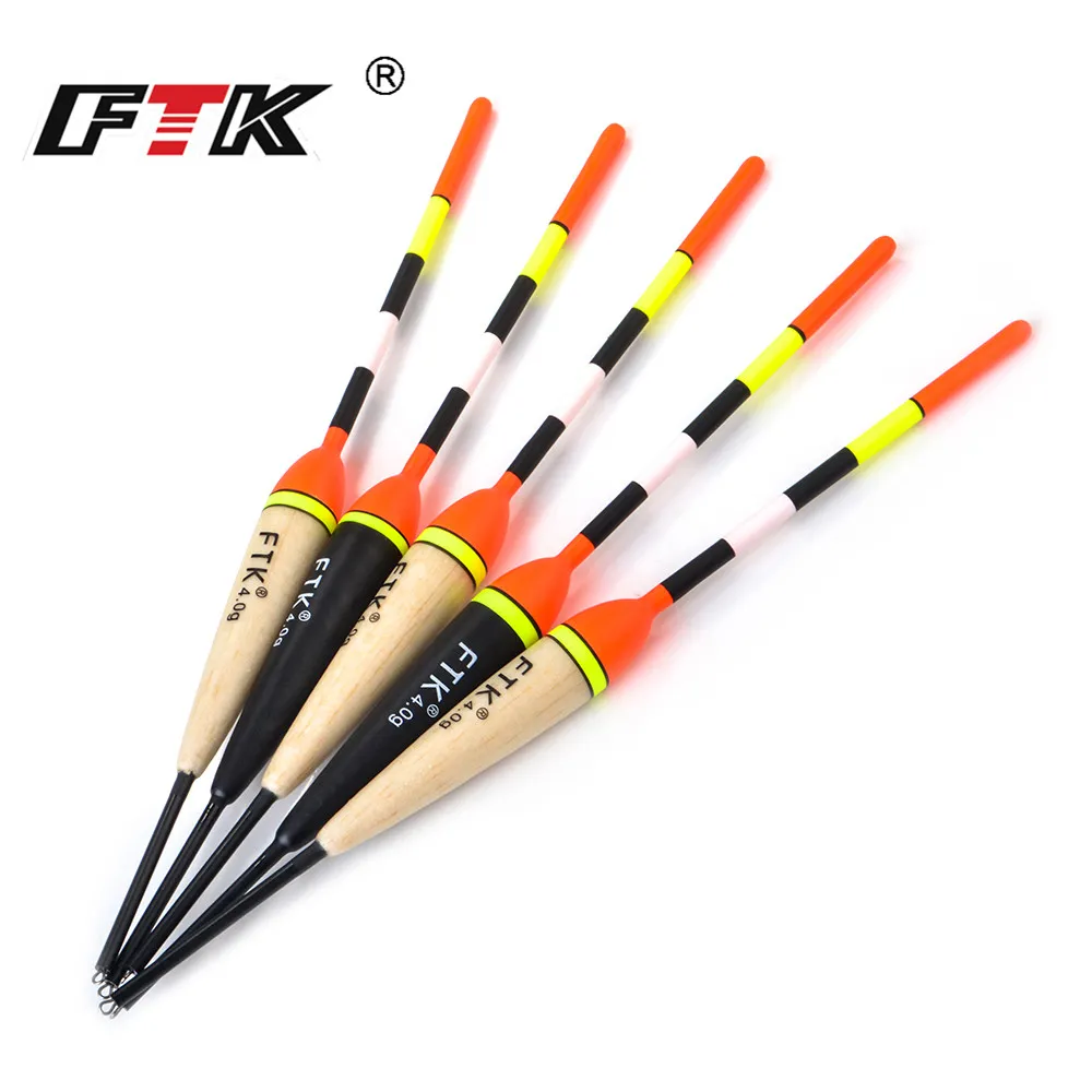 FTK Barguzinsky Fir Licht Auf Die Dark 5 Teile/los Angeln Float Länge 19-23cm Float Gewicht 2g-6g Für Karpfen Angeln
